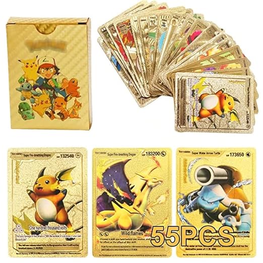 Playing Cards l 55 PCS Gold Foil Card