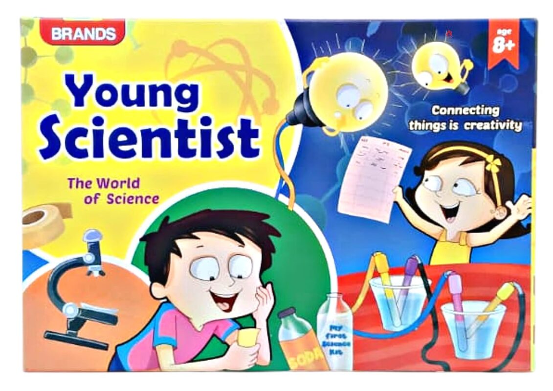 Young Scientist Kit Fun at Home for Age 8+ Kids, Set of 1, Multicolor